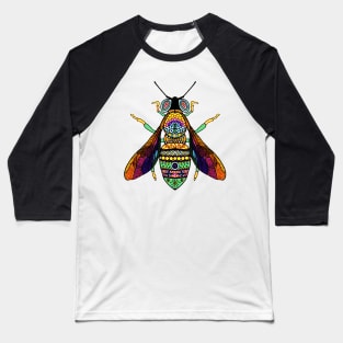 Stained Glass Bee Baseball T-Shirt